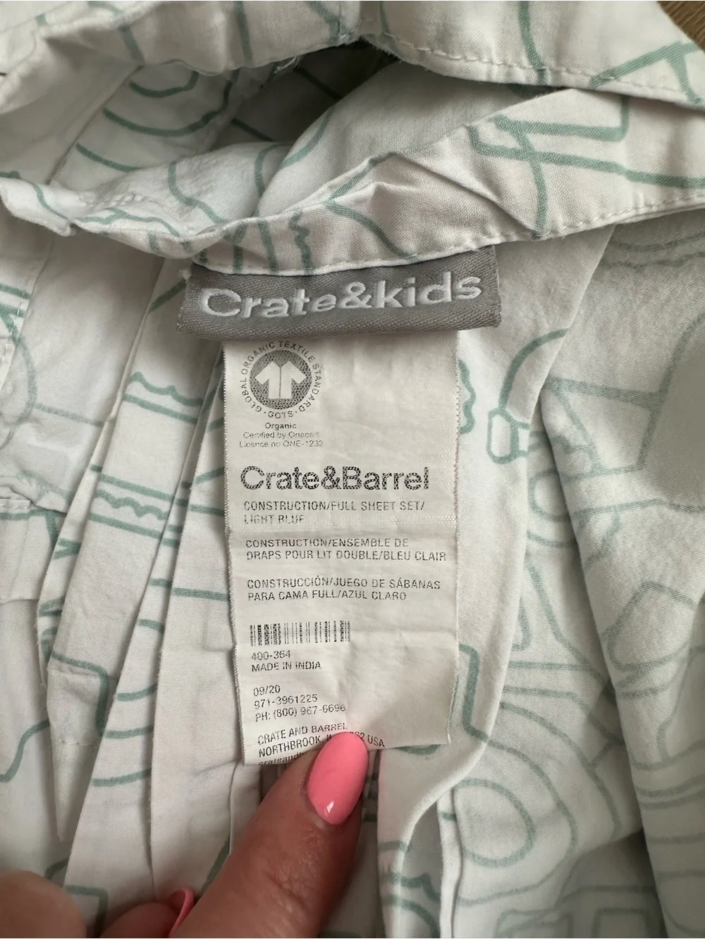 Crate&Barrel Kids Sheet Set Full size